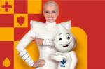 A apresentadora Xuxa Meneghel participou na campanha de vacinação com Zé Gotinha no ano passado