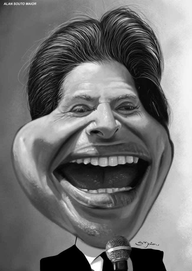 Alan-Souto-Maior Silvio Santos na arte de Alan Souto Maior