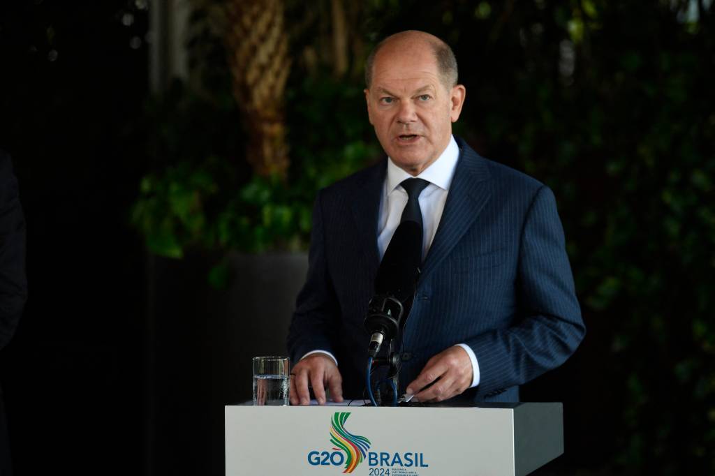 Scholz critica pontos de documento final do G20 sobre conflitos no Oriente Médio e Ucrânia
