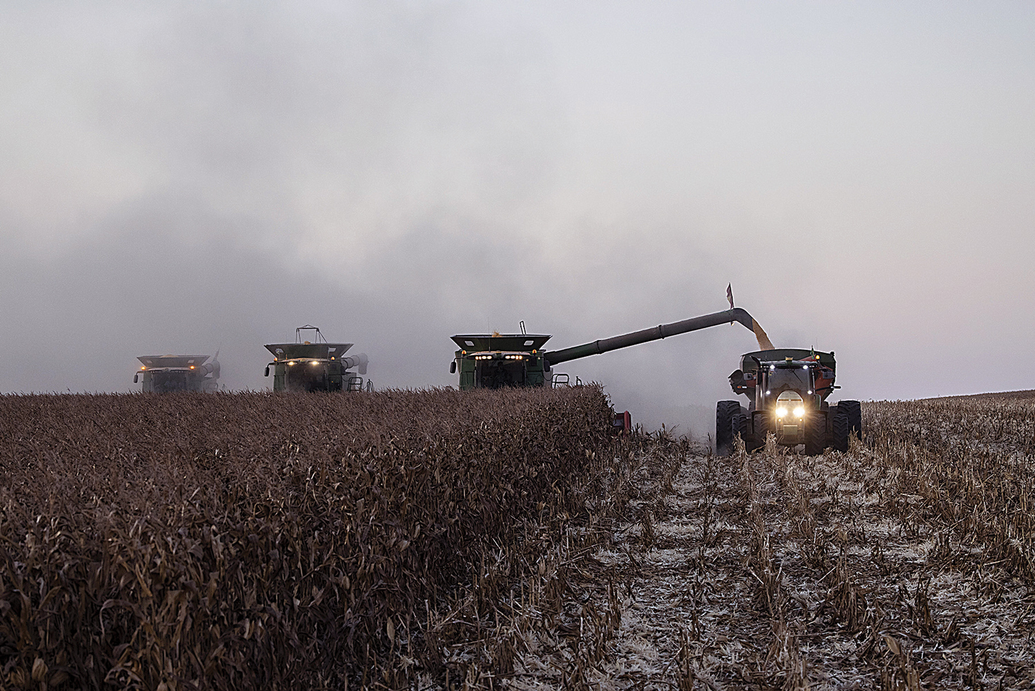 Colheita de milho em Mato Grosso: a produtividade brasileira ainda &eacute; metade da m&eacute;dia americana