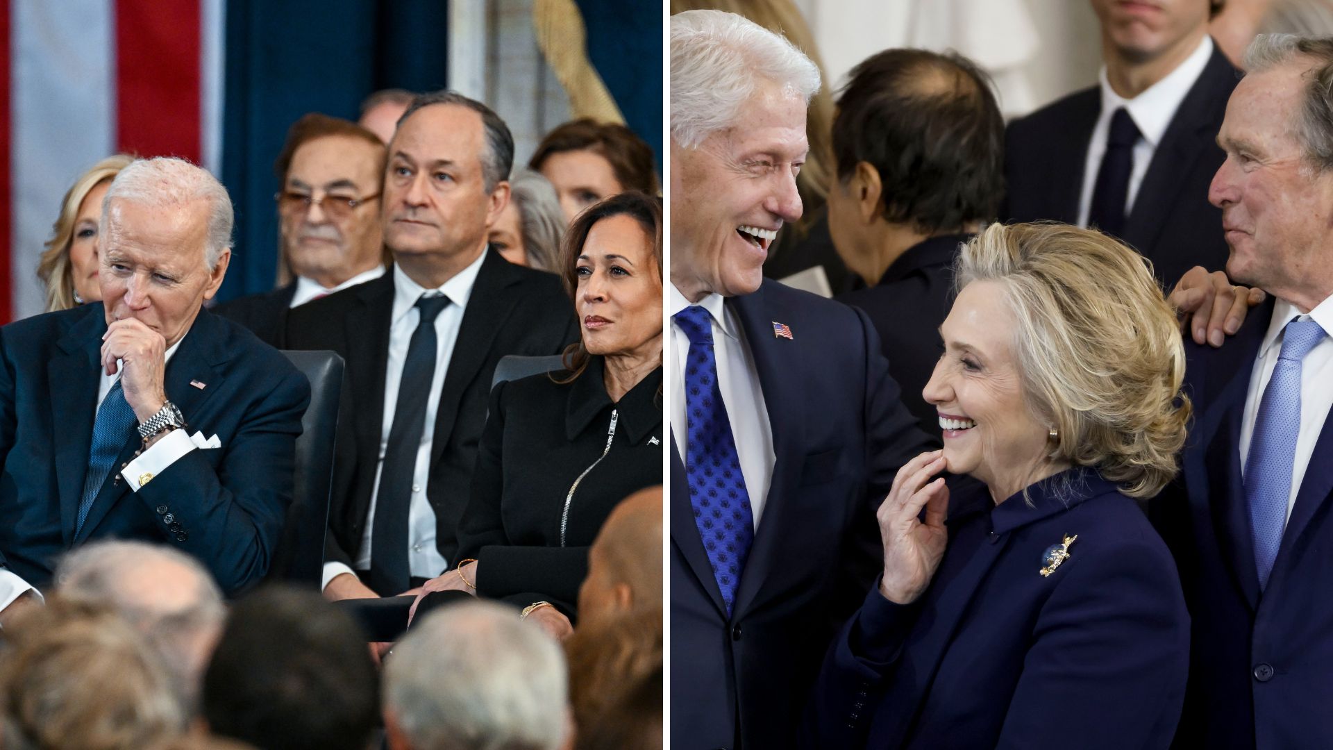 As diferentes reações dos democratas ao discurso de Trump