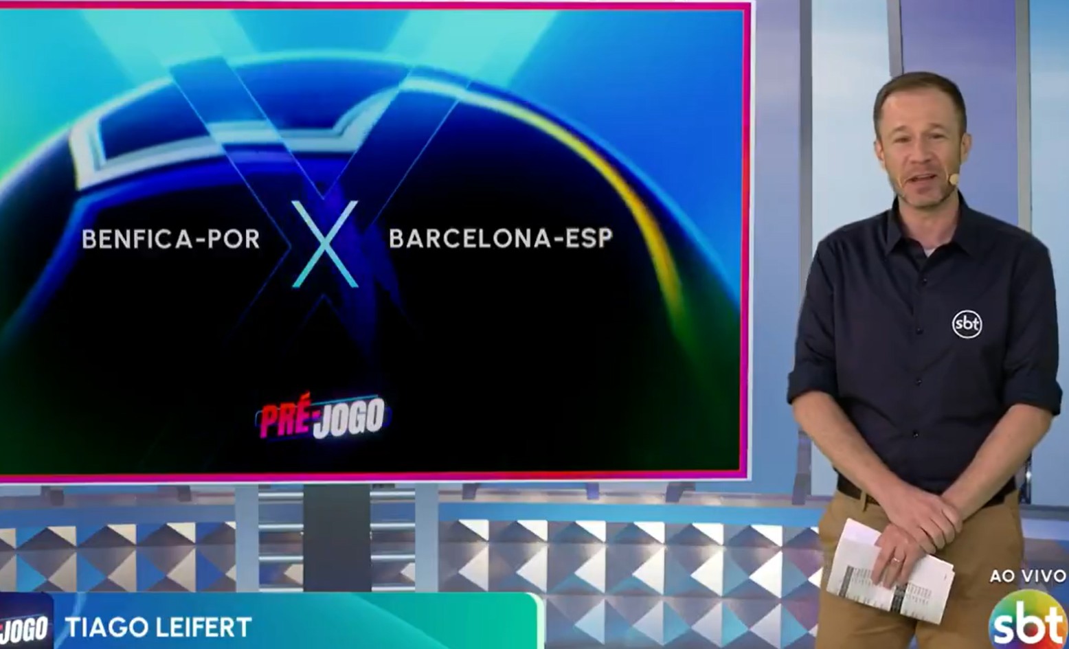 O desempenho de Tiago Leifert na estreia no SBT