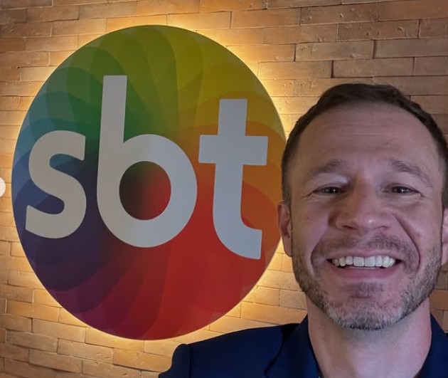 O primeiro registro de Tiago Leifert no SBT