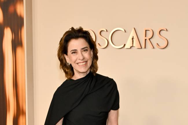 Fernanda Torres no jantar oferecido aos indicados ao Oscar 2025