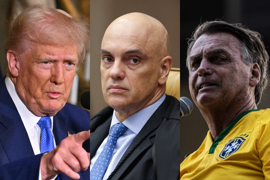 O recado de Alexandre de Moraes a Trump e Bolsonaro