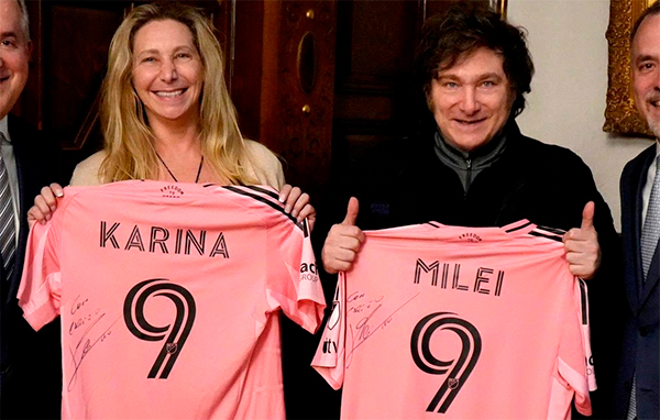 Milei defende irmã após suspeita de corrupção e acusa kirchnerismo de ‘semear o caos’