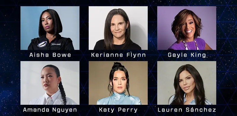 Katy Perry vai ao espaço só com mulheres em foguete da empresa de Jeff Bezos