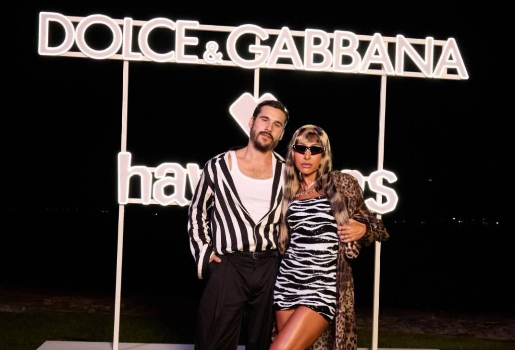 A badalada parceria entre Dolce Gabbana e Havaianas: atores em festa