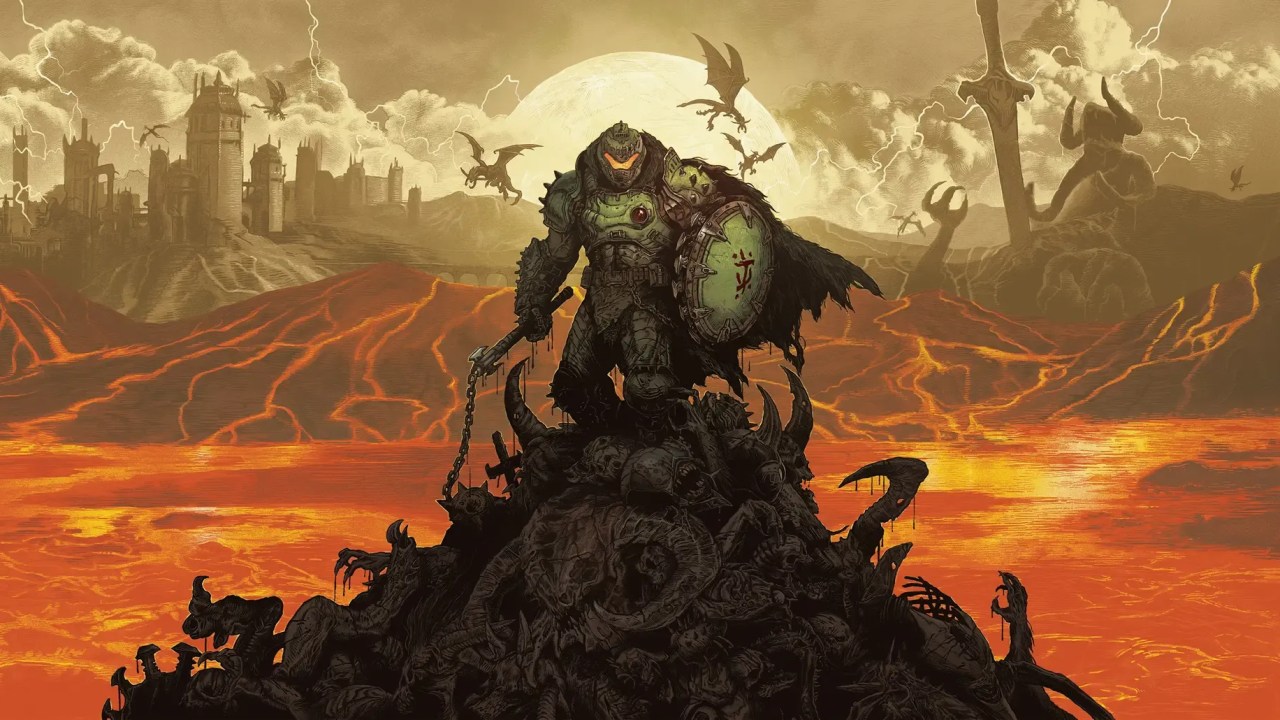 Doom Dark Ages leva a clássica franquia para um cenário medieval