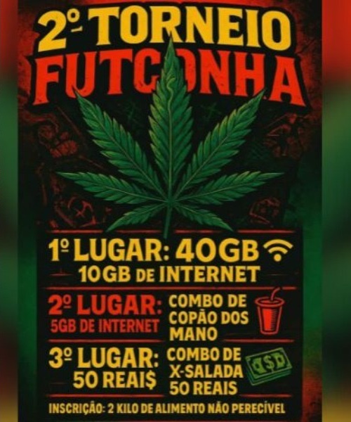 'Futconha': campeonato amador de futsal em Manaus promete maconha como pr&ecirc;mio ao clube vencedor