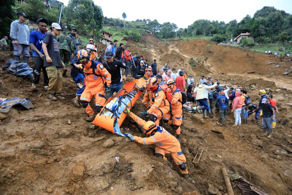 Deslizamento de terra na Colômbia deixa ao menos 10 mortos e 15 desaparecidos