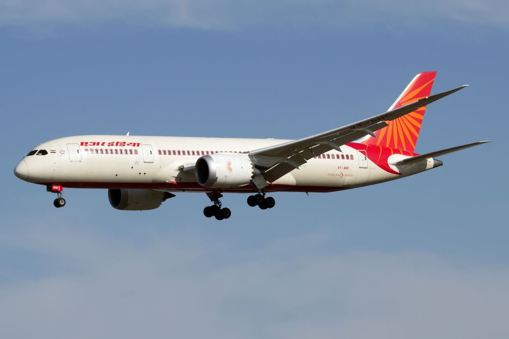 Avião da Air India retorna a Hong Kong após suspeita de falha técnica no ar