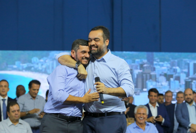 Cláudio Castro (PL) e Rodrigo Bacellar (União).