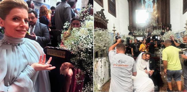 Maria de Fatima e Afonso se casam em Vale Tudo