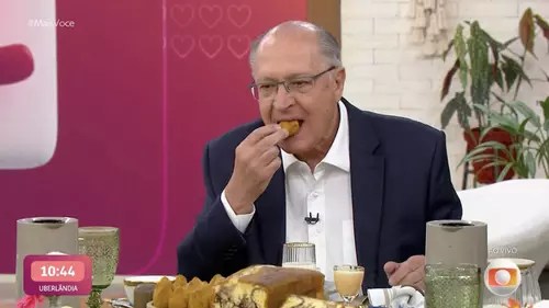 Geraldo Alckmin no "Mais Você"