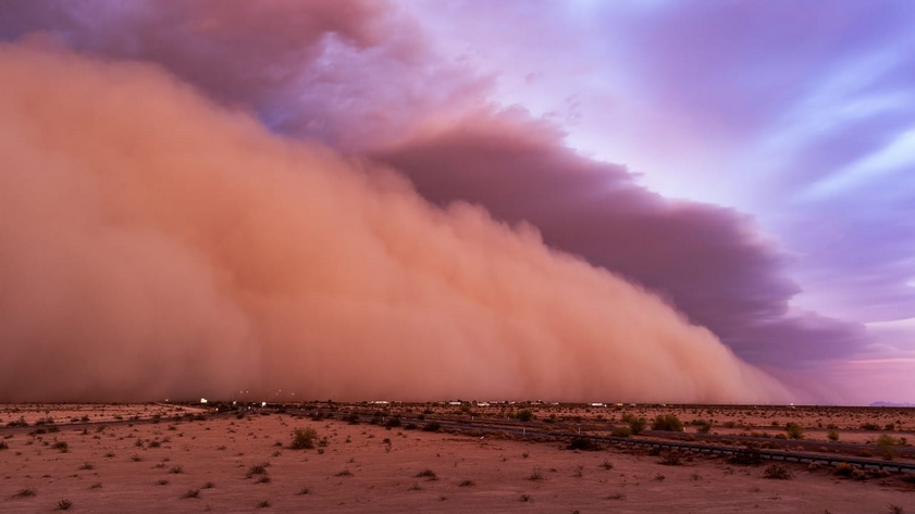 Tempestade de areia no Arizona