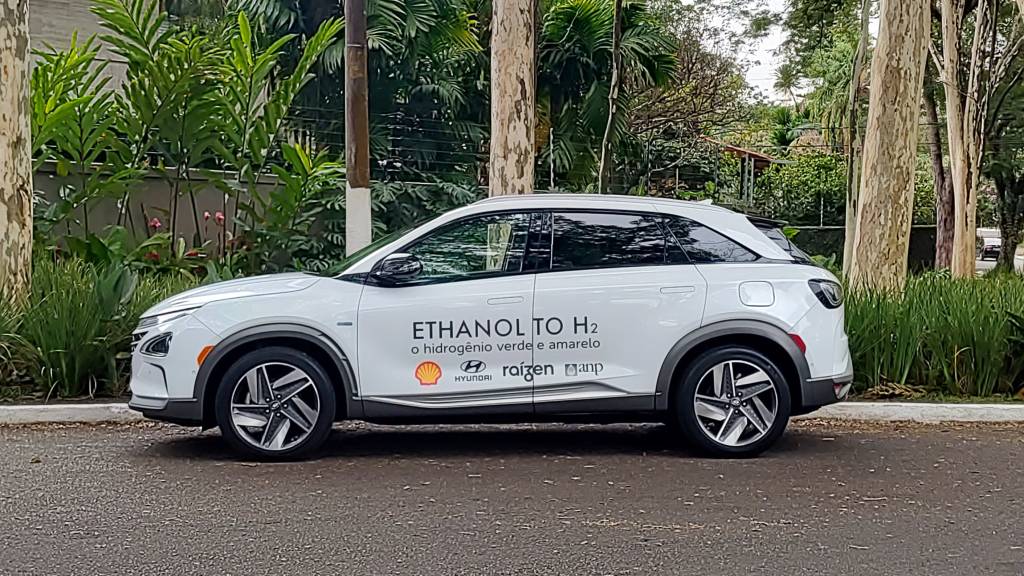 Rodamos com o Nexo, SUV a hidrogênio da Hyundai em projeto no Brasil