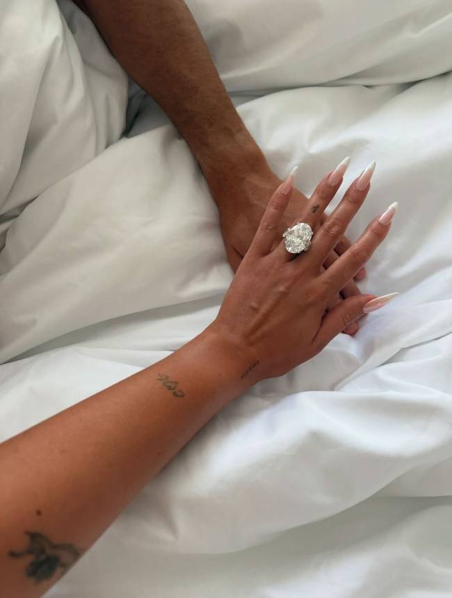 Cristiano Ronaldo Anel de noivado de Cristiano e Georgina