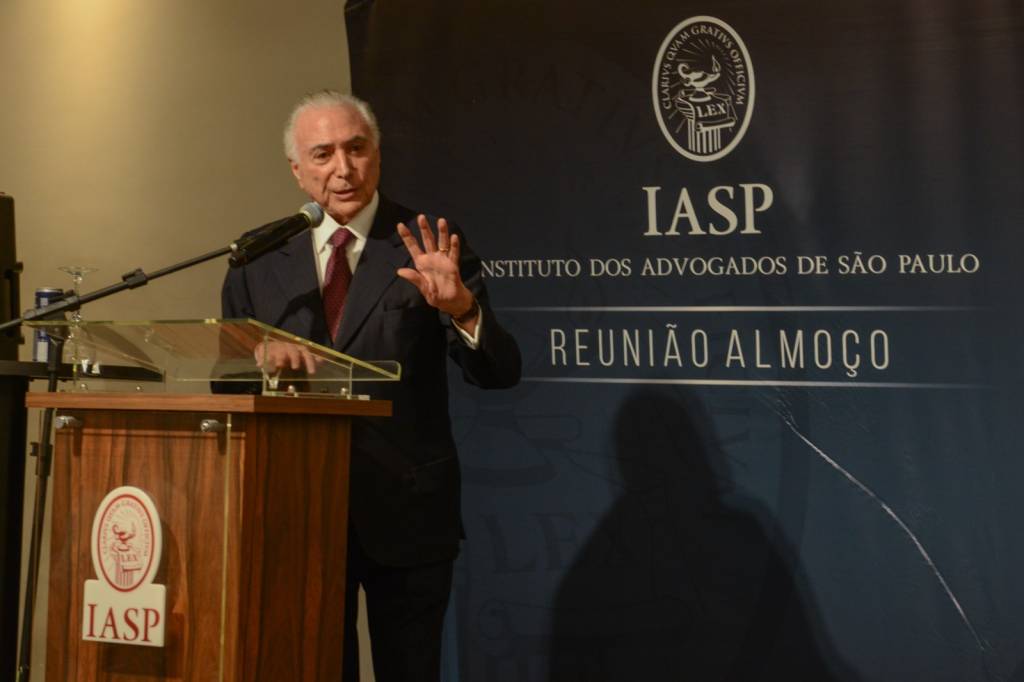 Temer defende Moraes e diz que decisão de Dino é ‘muito adequada’