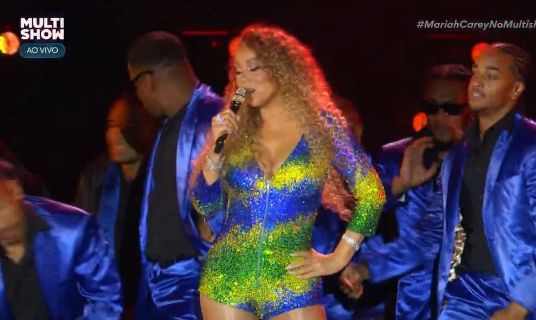 The Town: o recado de Mariah Carey em look nas cores do Brasil