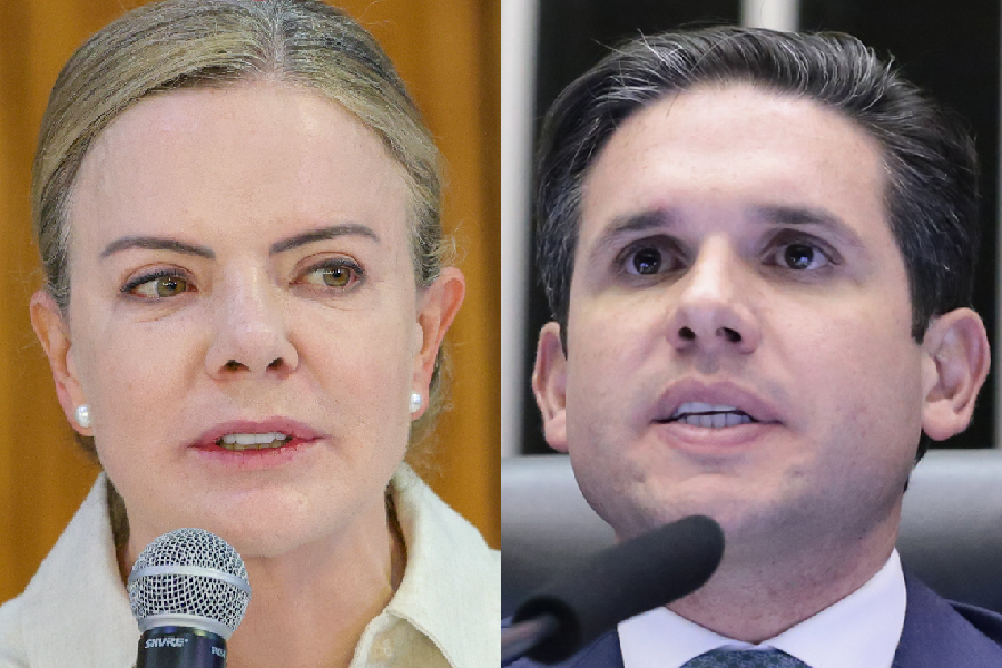 Gleisi cobra Hugo Motta sobre isenção de IR e conta de luz mais barata