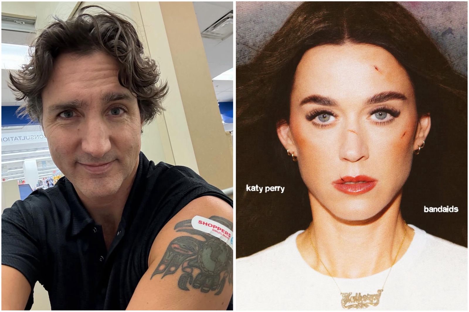 Como band-aid de Justin Trudeau virou referência a Katy Perry
