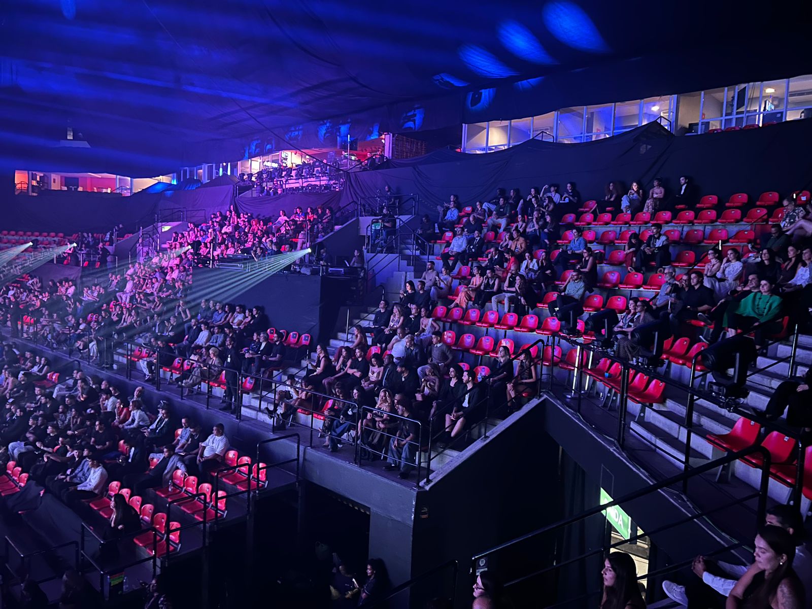 Plateia vazia no Prêmio Multishow