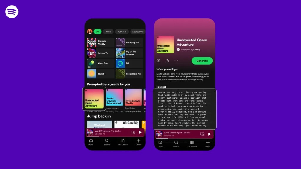 Spotify começa a testar novo gerador de playlists com inteligência artificial