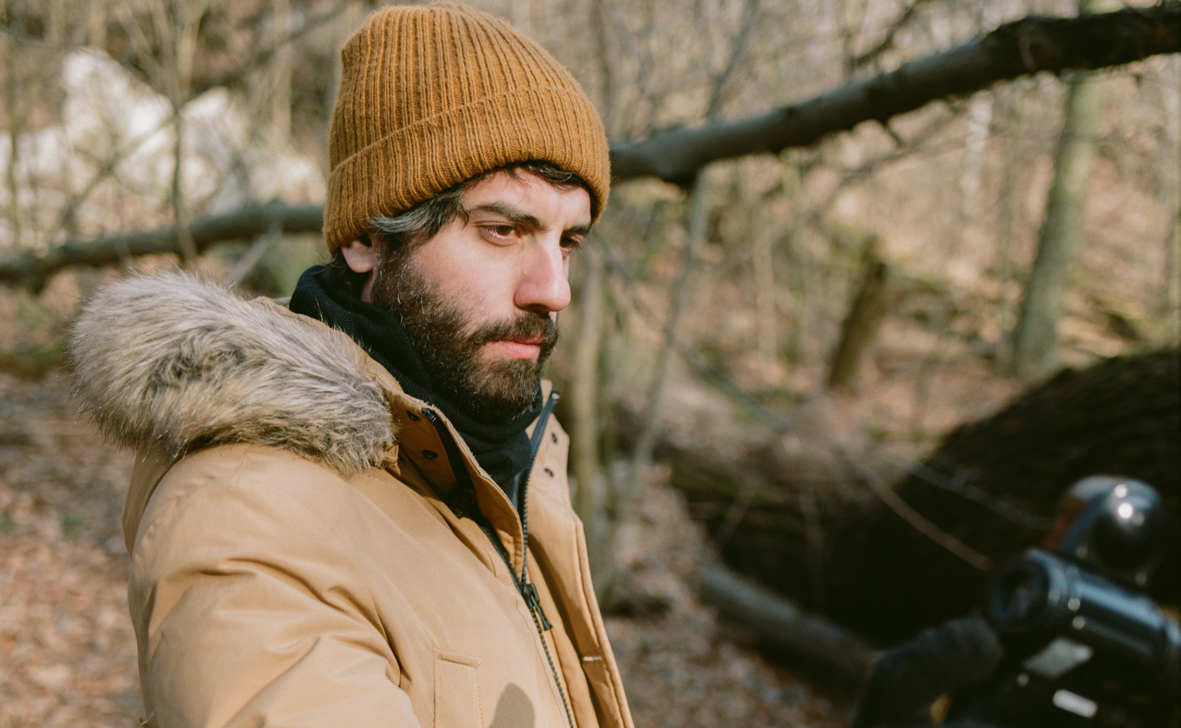 Diretor de fotografia Adolpho Veloso no set de 'Sonhos de Trem' -
