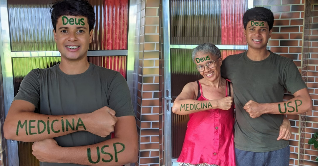 Estudante que ficou em 1º lugar em Medicina na USP deixa a UTI após dias internado