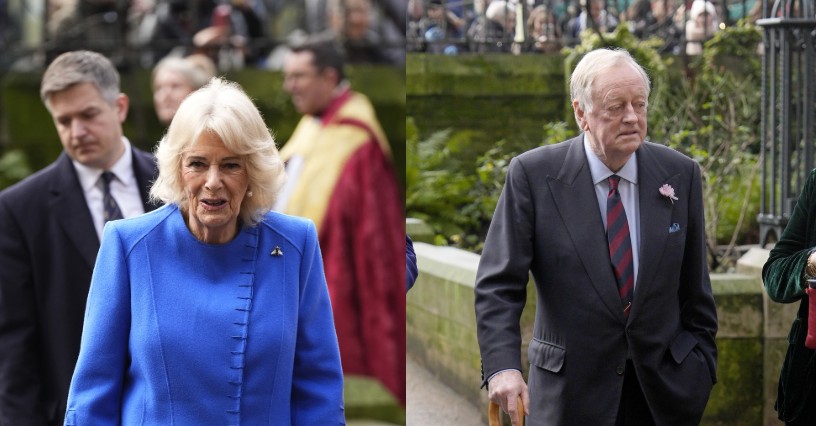 O raro encontro da rainha Camilla com ex-marido