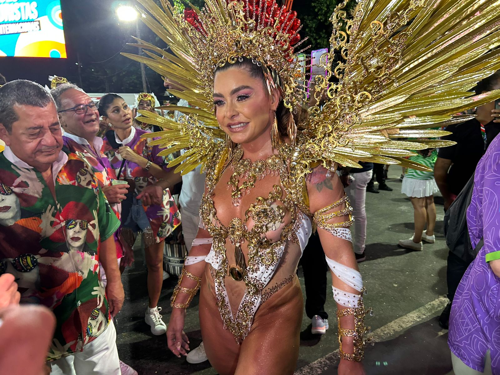 Fabíola de Andrade: rainha da Mocidade evoca feminismo de Rita Lee