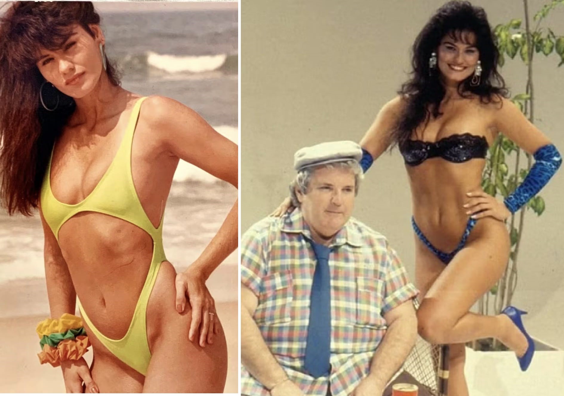 Musa dos anos 1980, precursora do biquíni fio-dental vira modelo 60+