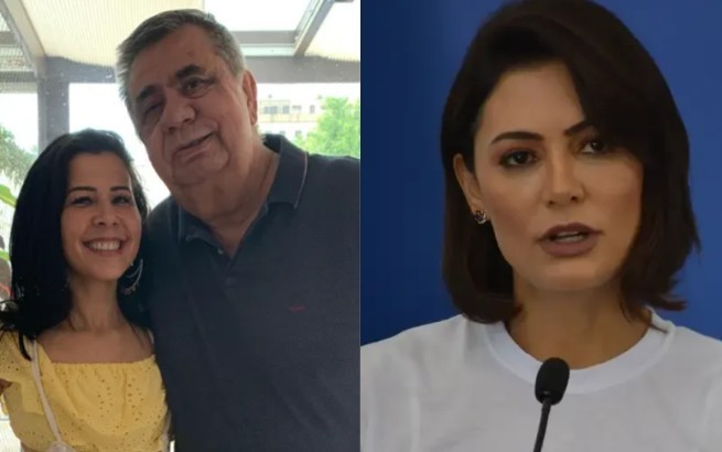 O recado irônico de viúva de Jorge Picciani a Michelle Bolsonaro