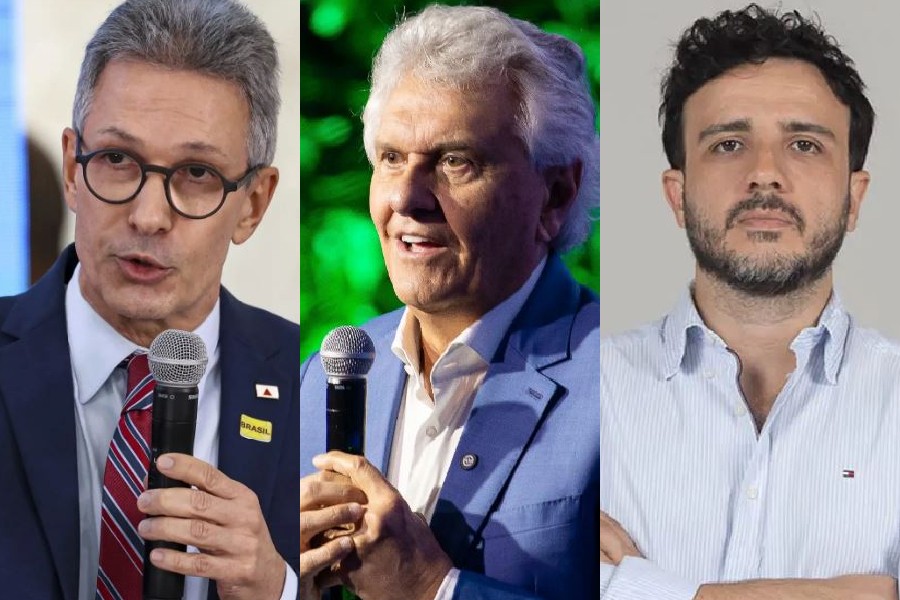 O encontro de presidenciáveis que deve reunir Zema, Caiado e Renan Santos em Brasília