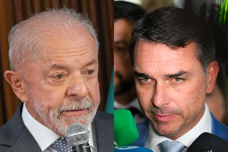 O sobe e desce de Lula e Flávio nas pesquisas Datafolha e Quaest nas últimas quatro semanas