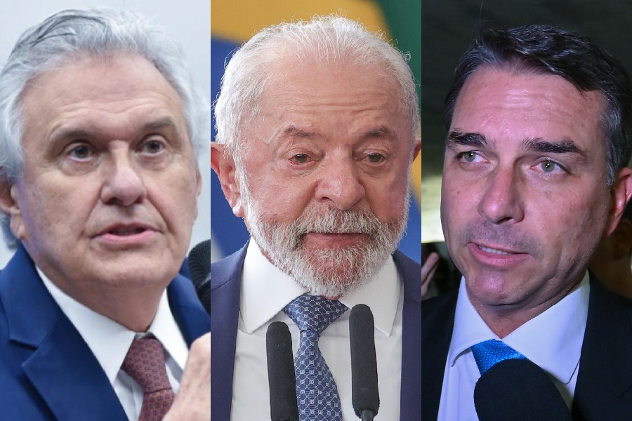 ‘Presidente de Goiás’, Caiado lidera em casa contra Lula e Flávio Bolsonaro, diz pesquisa