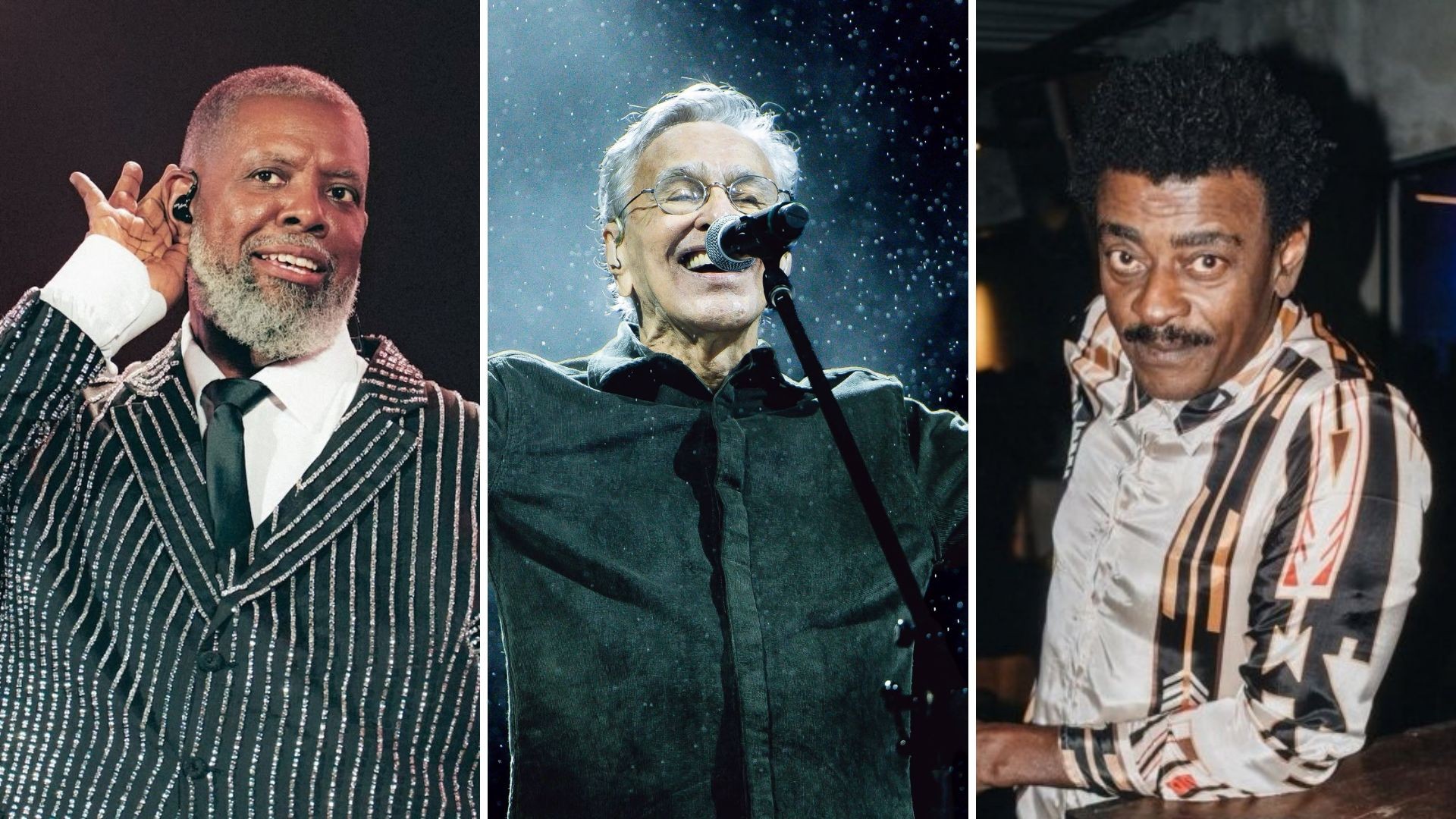 Sesc oferece shows gratuitos de Caetano Veloso, Seu Jorge e Péricles