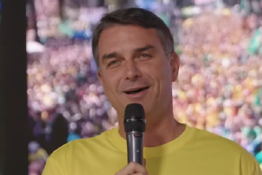 Os destaques do ato de Flávio Bolsonaro na Avenida Paulista no 7 de Setembro