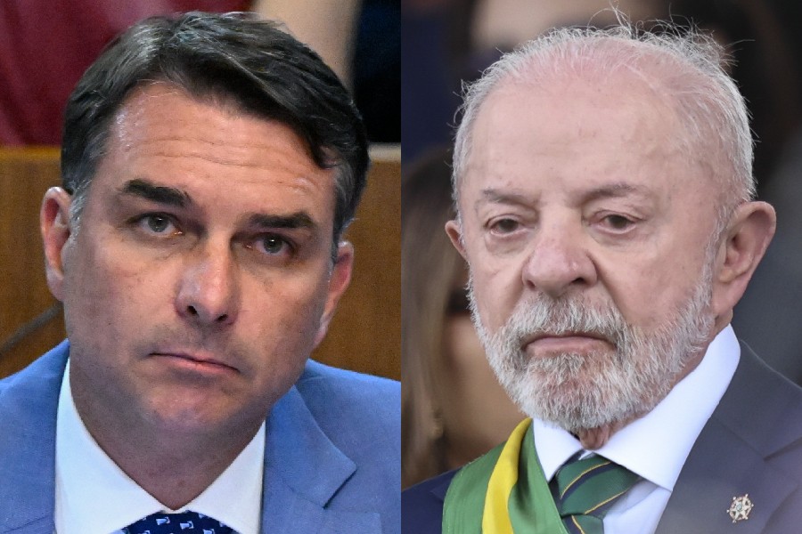 Flávio espera que Lula seja alvo em debate mesmo se petista faltar